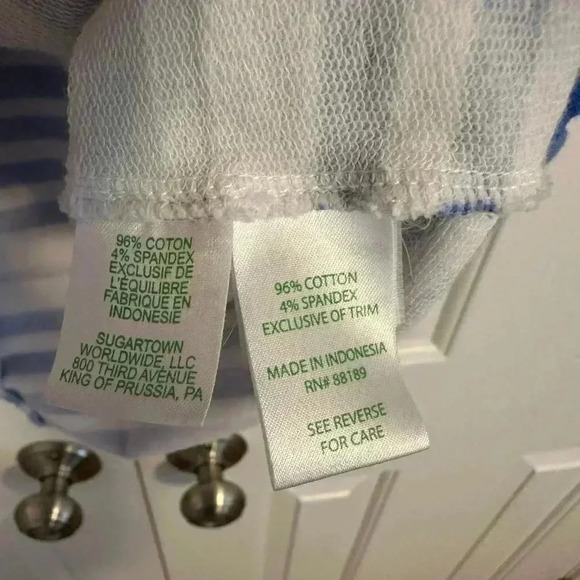 Lilly Pulitzer Lena Dress Lapis Blue Tiki Stripe Size Small - Picture 5 of 12